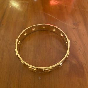 Coach gold bangle